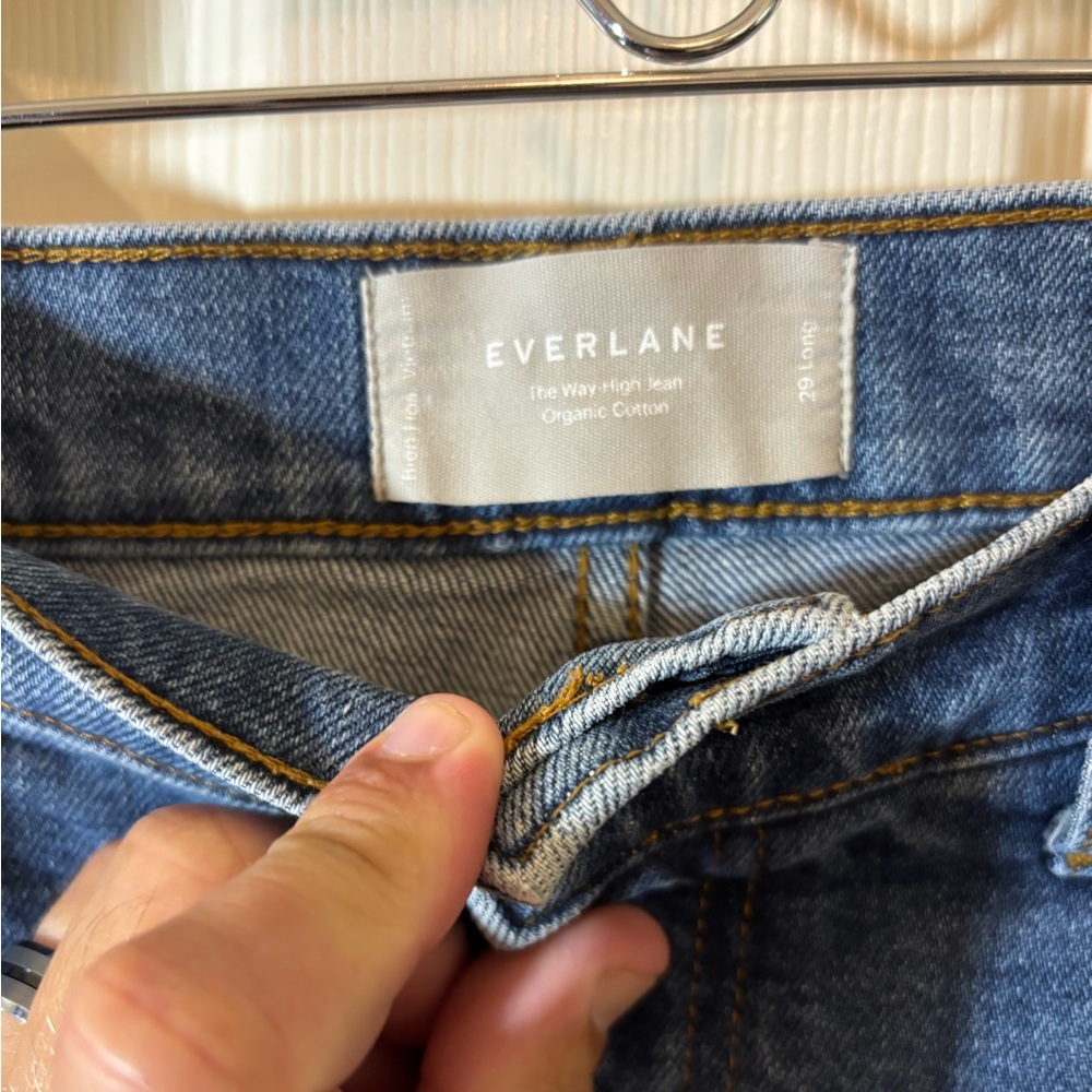 Everlane Blue Organic Cotton Jeans - Picture 3 of 6